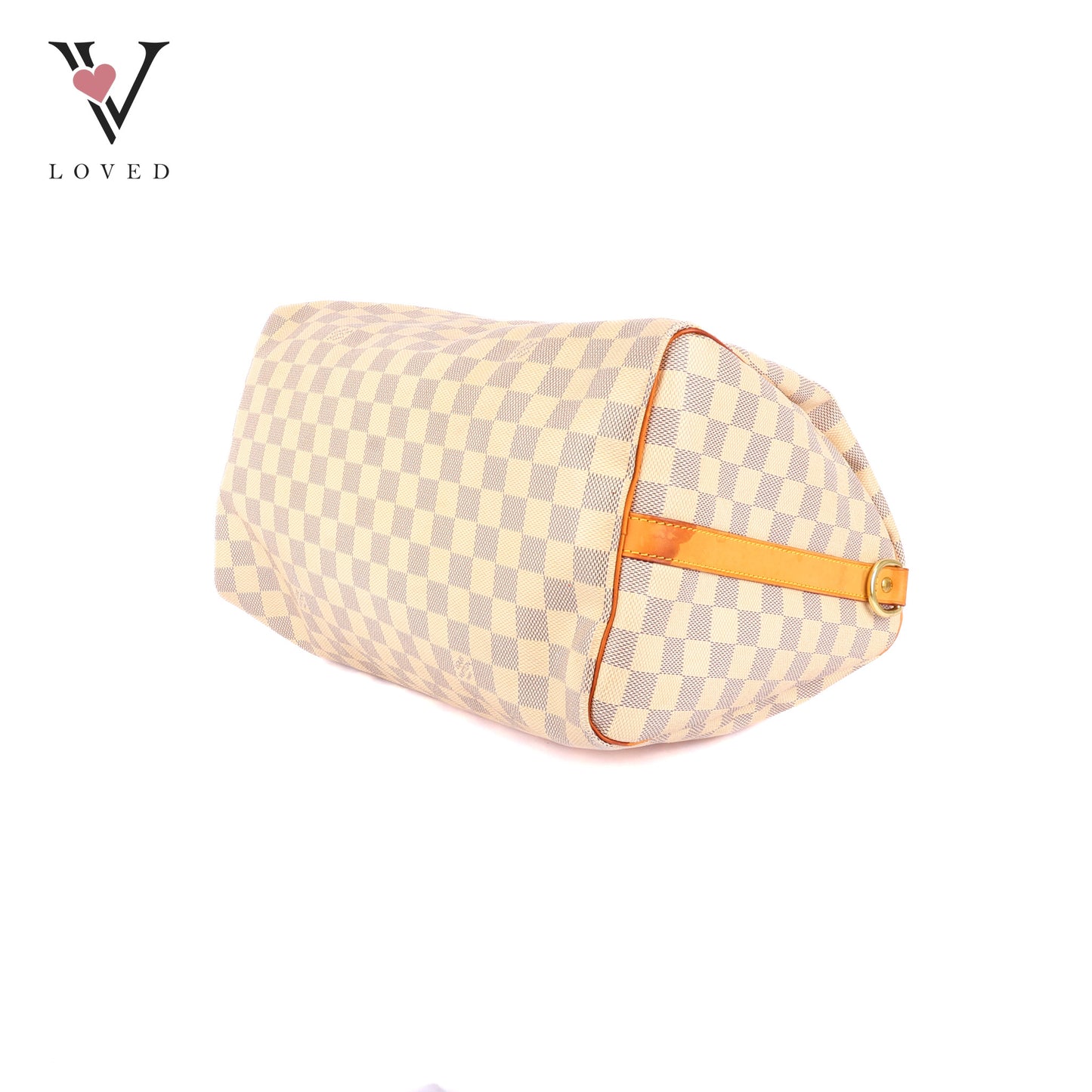 Louis Vuitton	Speedy 35 Bandolier in Damier Azur