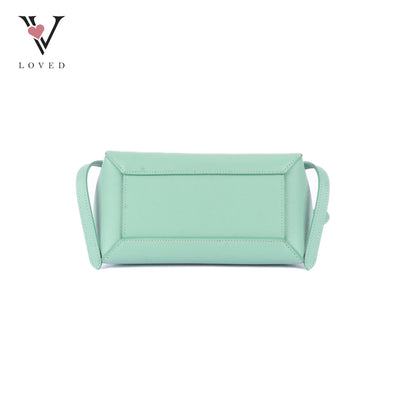 Celine Nano Belt Bag in Ice Mint Grained Calfskin Leather
