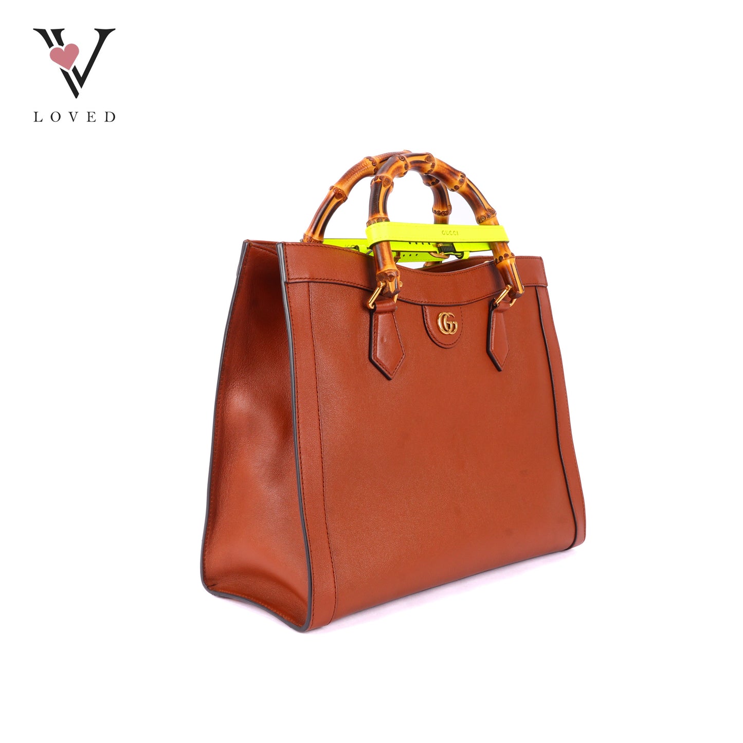 Gucci Dianna Bamboo in Brown Leather Tote