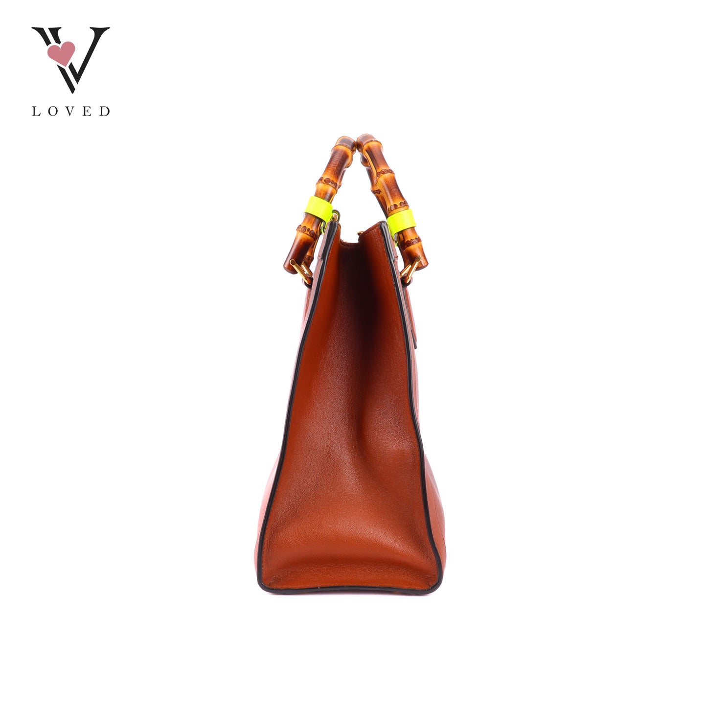 Gucci Dianna Bamboo in Brown Leather Tote