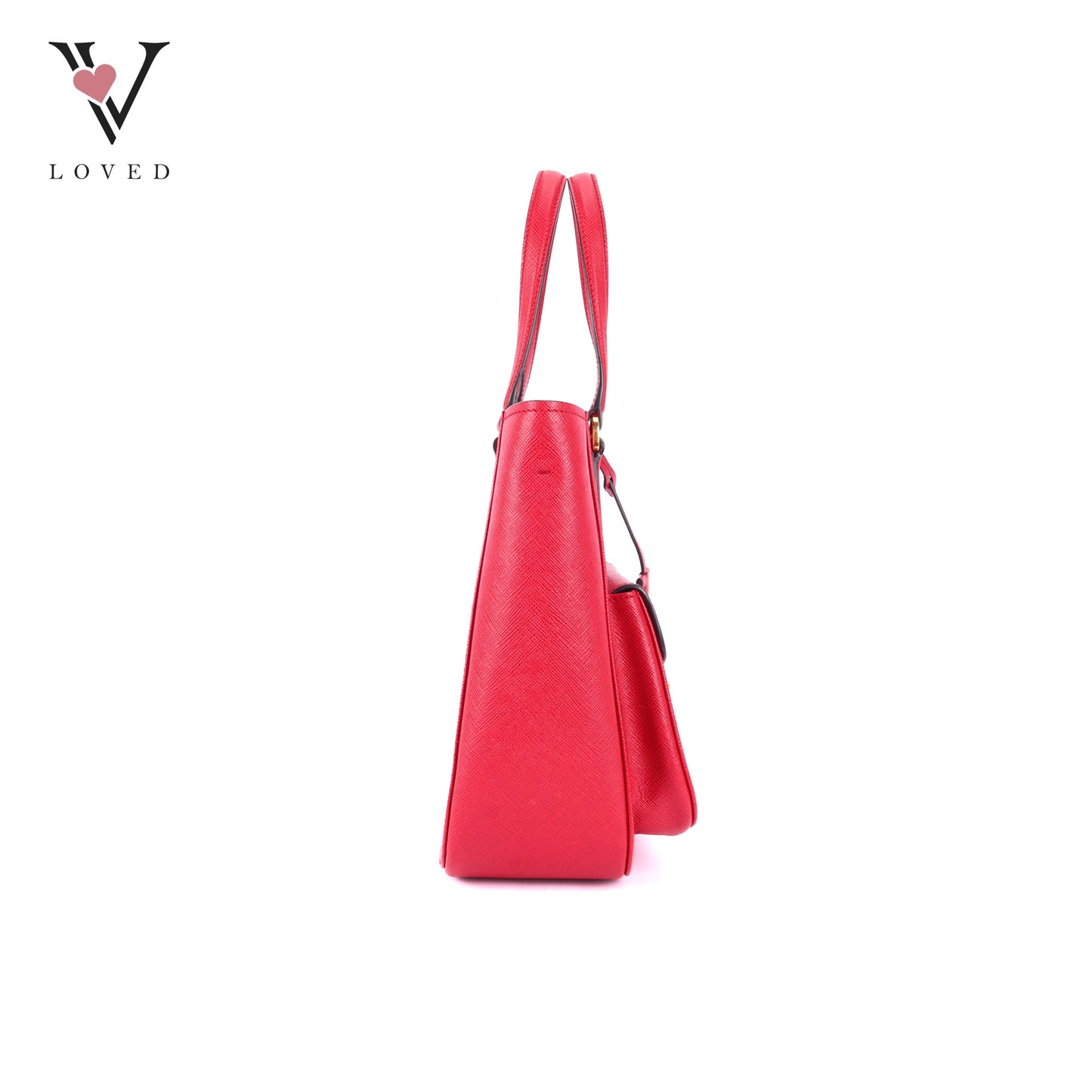 Prada Metropolis Tote Bag in Red Saffiano Leather