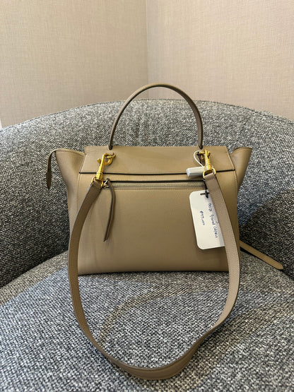 Celine Belt Bag in Beige Grained Calfskin
