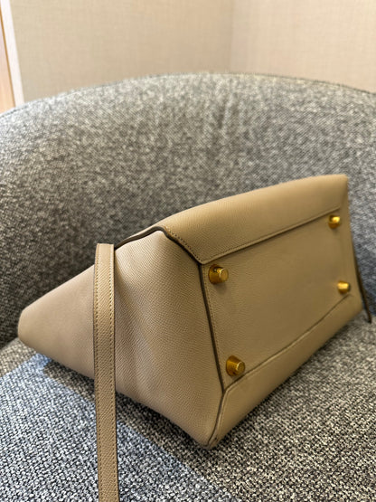 Celine Belt Bag in Beige Grained Calfskin