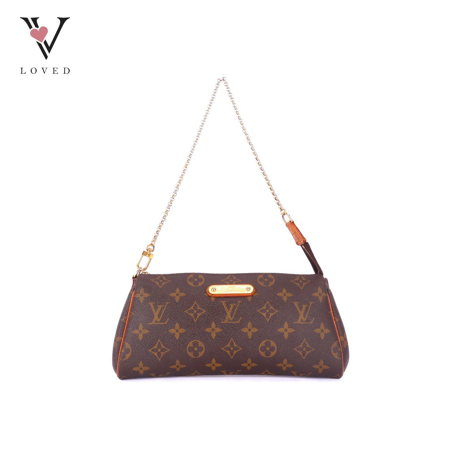 Louis Vuitton	Eva Clutch Bag in Monogram Canvas