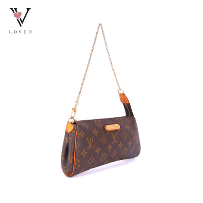 Louis Vuitton	Eva Clutch Bag in Monogram Canvas