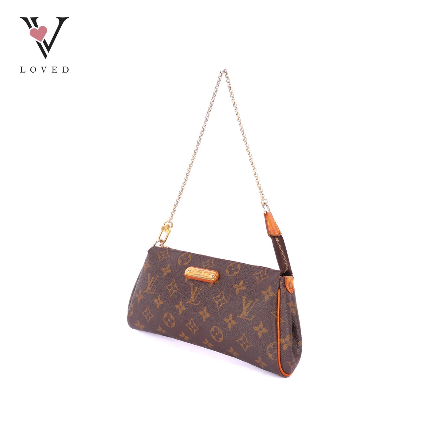 Louis Vuitton	Eva Clutch Bag in Monogram Canvas
