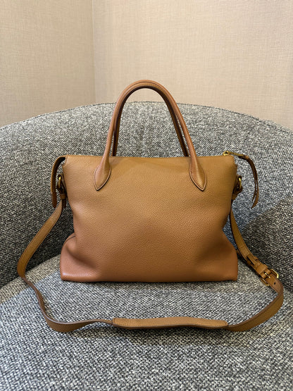 Prada Vitello Daino Leather Top Handle Bag