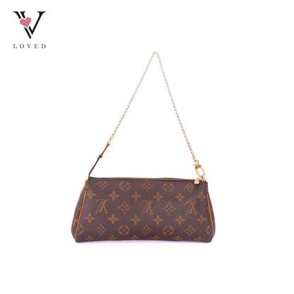 Louis Vuitton	Eva Clutch Bag in Monogram Canvas