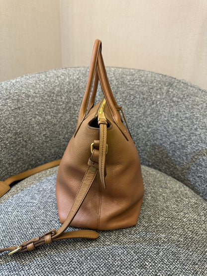 Prada Vitello Daino Leather Top Handle Bag