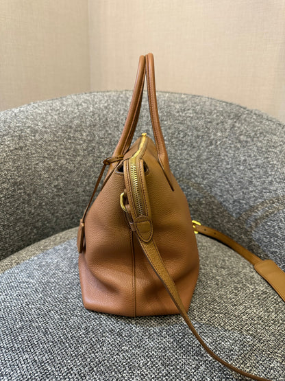 Prada Vitello Daino Leather Top Handle Bag