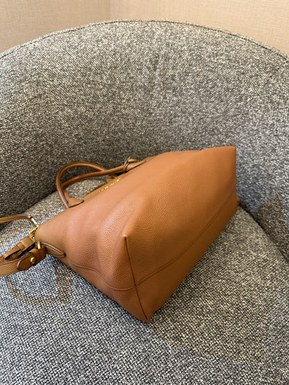 Prada Vitello Daino Leather Top Handle Bag