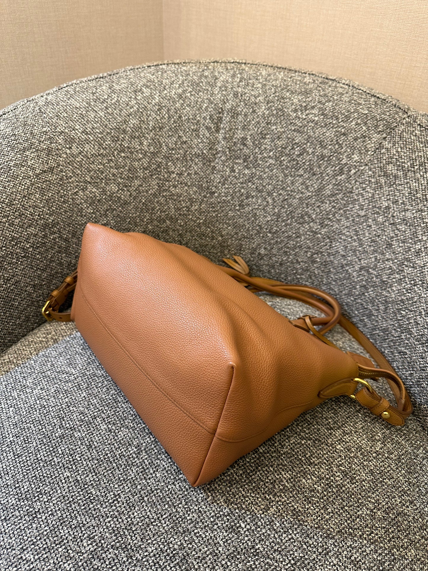 Prada Vitello Daino Leather Top Handle Bag