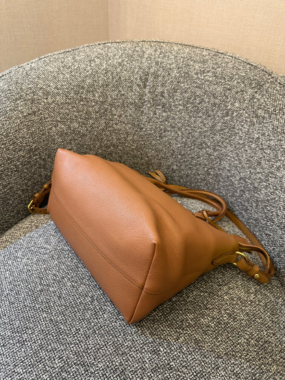 Prada Vitello Daino Leather Top Handle Bag