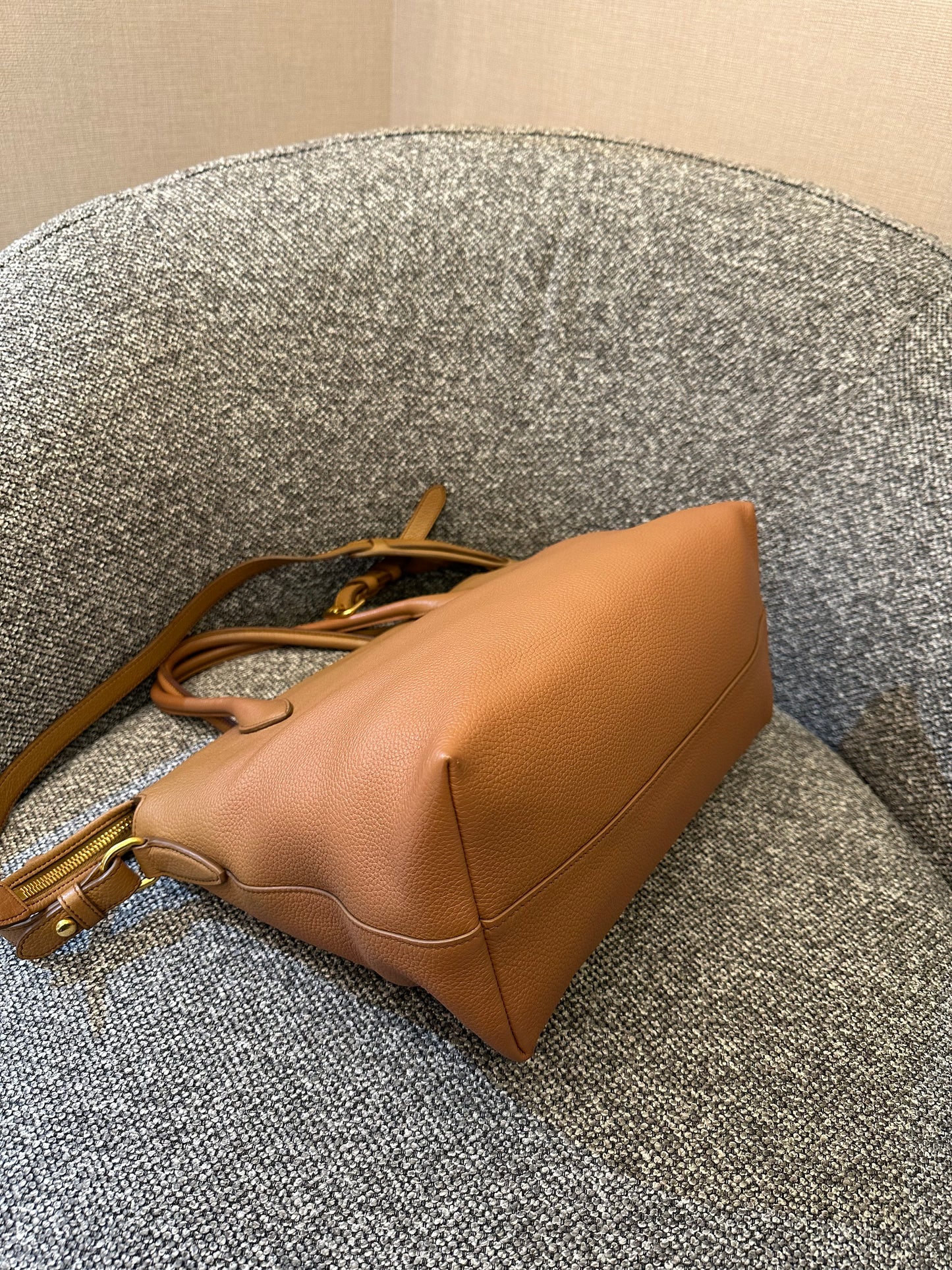 Prada Vitello Daino Leather Top Handle Bag