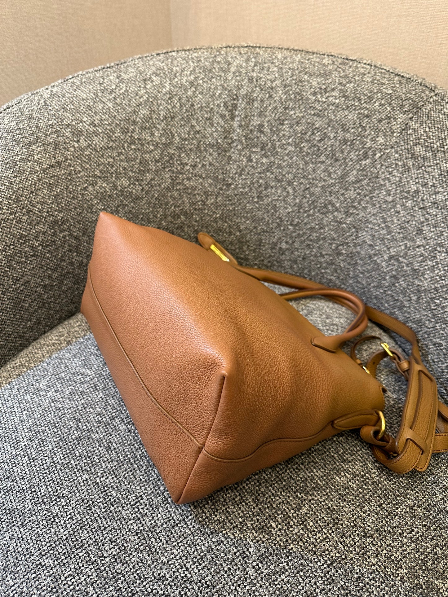 Prada Vitello Daino Leather Top Handle Bag