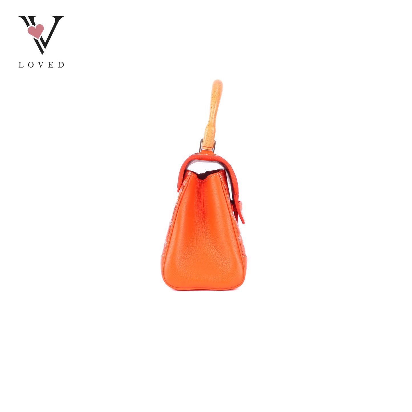 Goyard Saigon Souple Mini Orange Goyardine Palladium Hardware