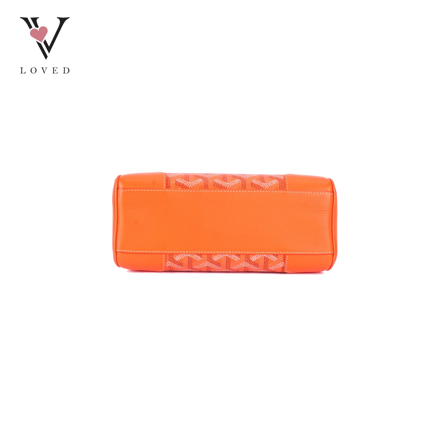 Goyard Saigon Souple Mini Orange Goyardine Palladium Hardware