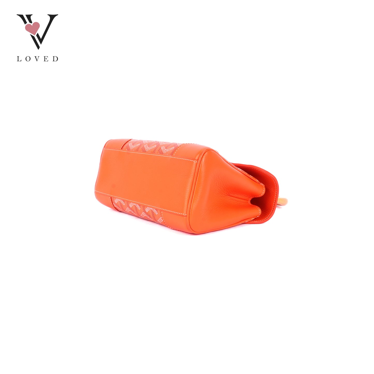 Goyard Saigon Souple Mini Orange Goyardine Palladium Hardware