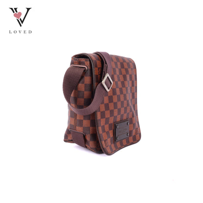 Louis Vuitton	Brooklyn PM Bag in Damier Ebene