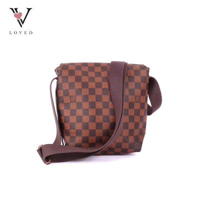 Louis Vuitton	Brooklyn PM Bag in Damier Ebene