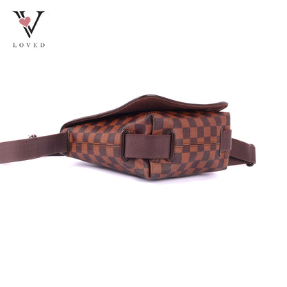 Louis Vuitton	Brooklyn PM Bag in Damier Ebene