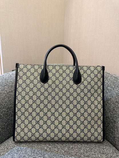 Gucci Interlocking GG Supreme Canvas Tote Bag