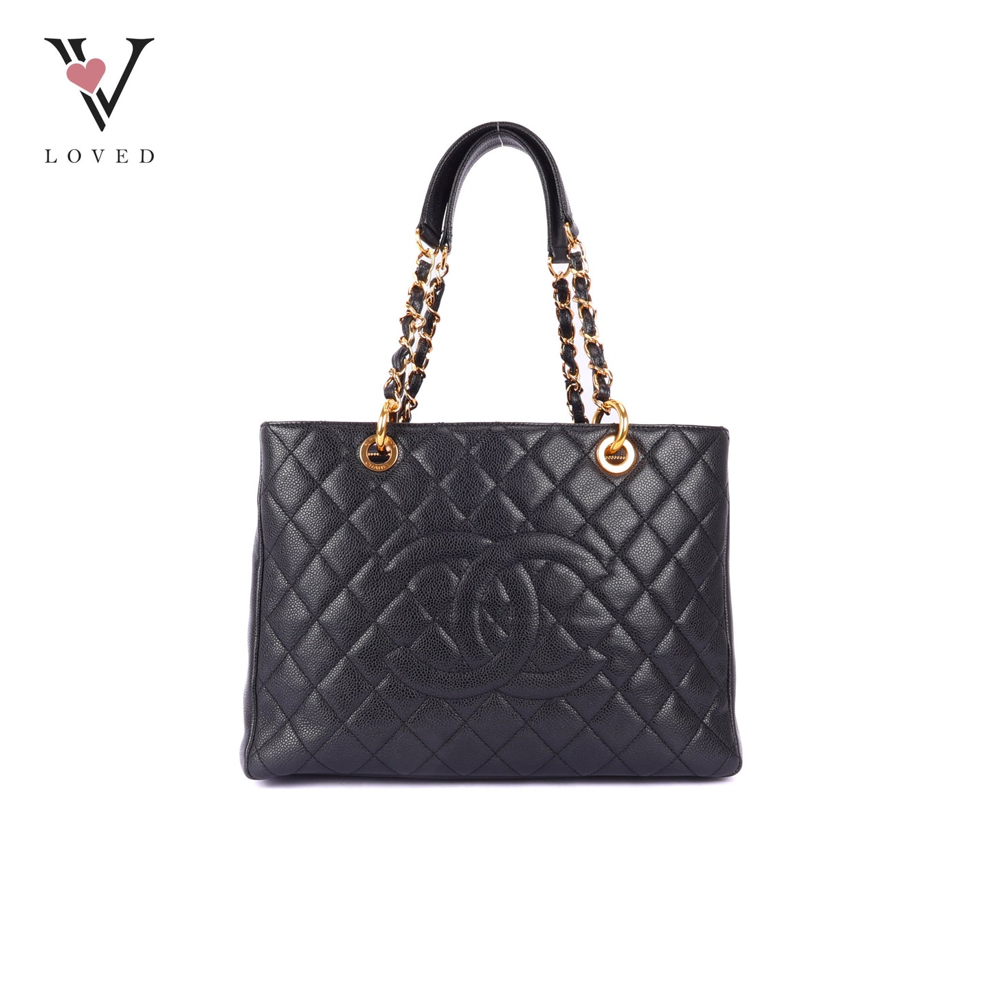 Chanel GST in Black Caviar Leather