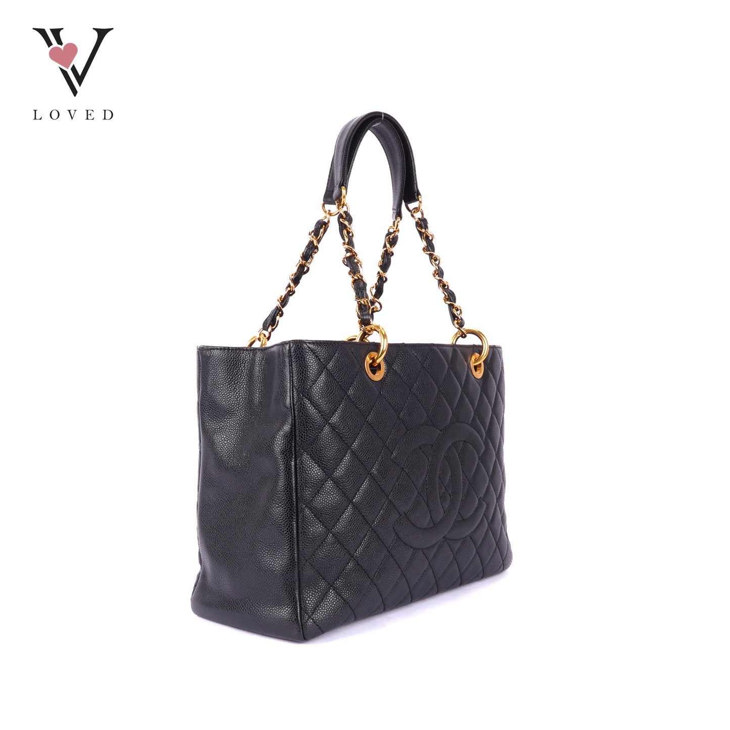 Chanel GST in Black Caviar Leather