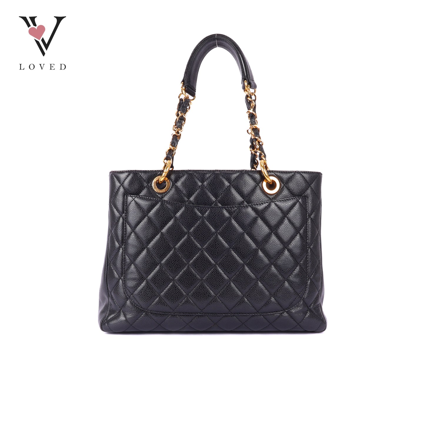 Chanel GST in Black Caviar Leather