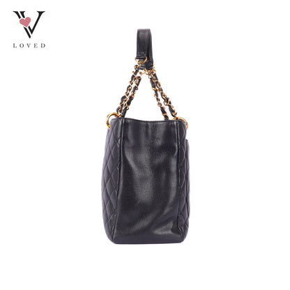 Chanel GST in Black Caviar Leather