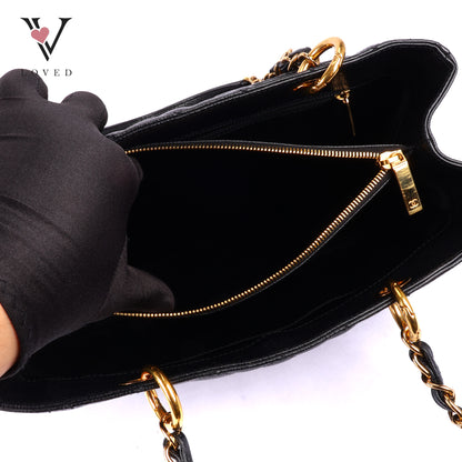 Chanel GST in Black Caviar Leather