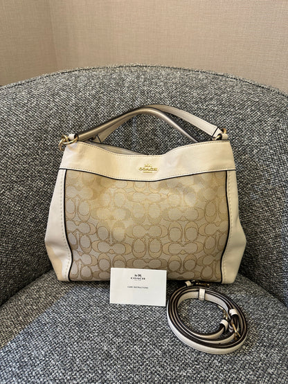Coach Lexy Shoulder Bag In Signature Jacquard Canvas