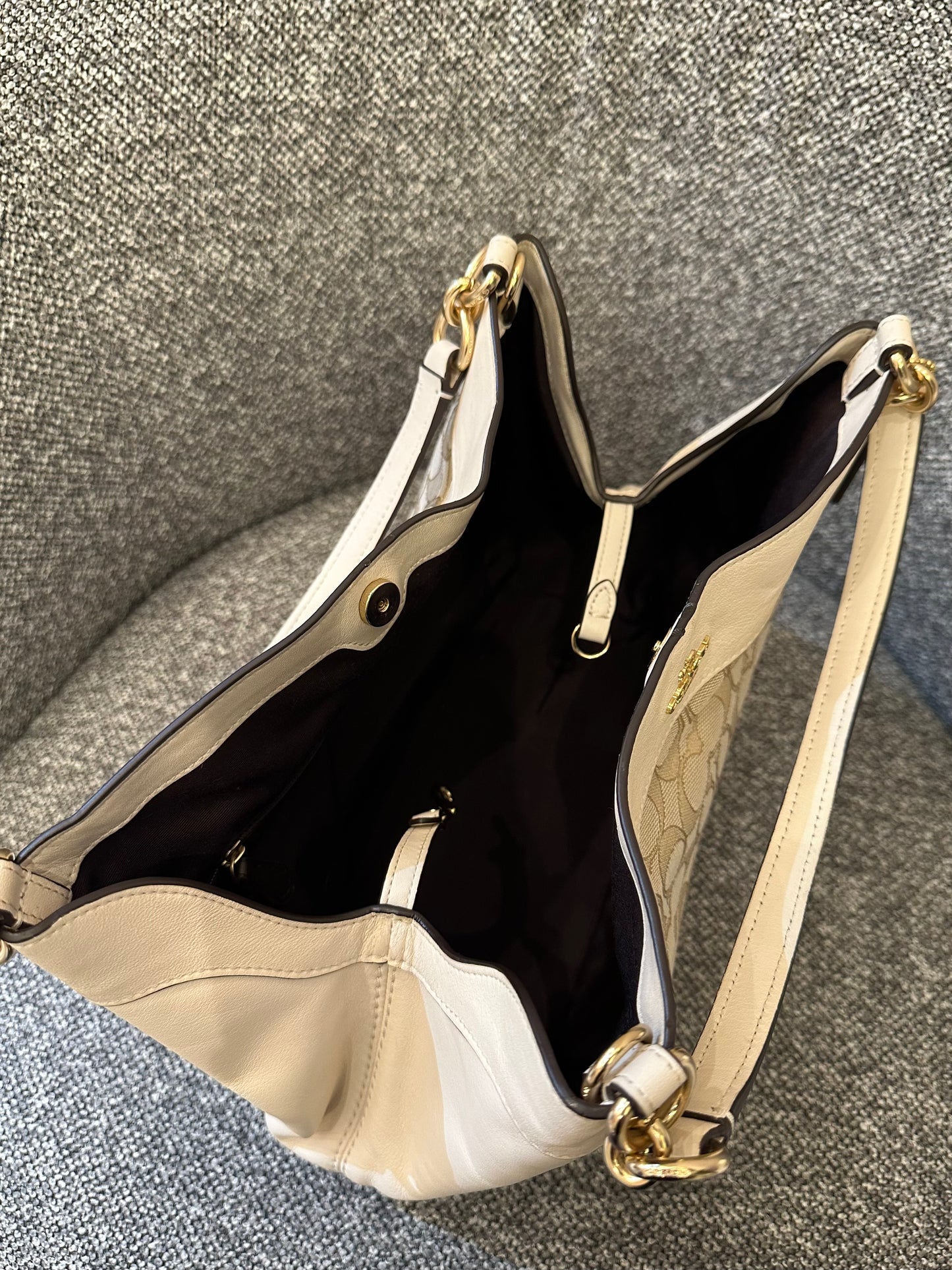 Coach Lexy Shoulder Bag In Signature Jacquard Canvas