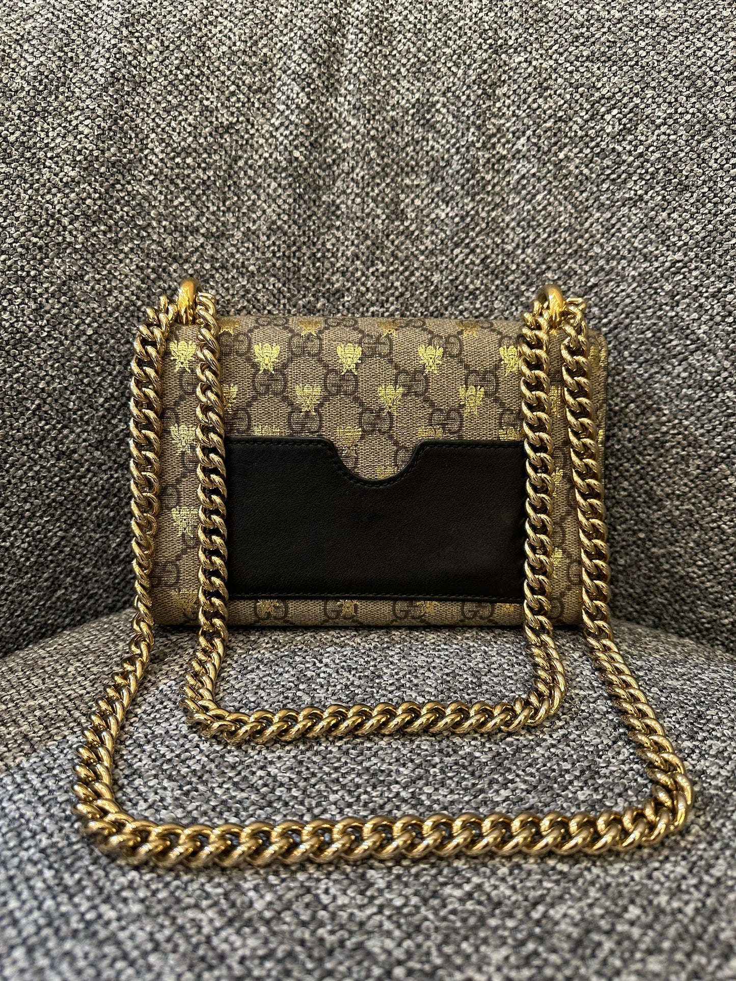 Gucci Padlock Small Shoulder Bag in GG Supreme Canvas