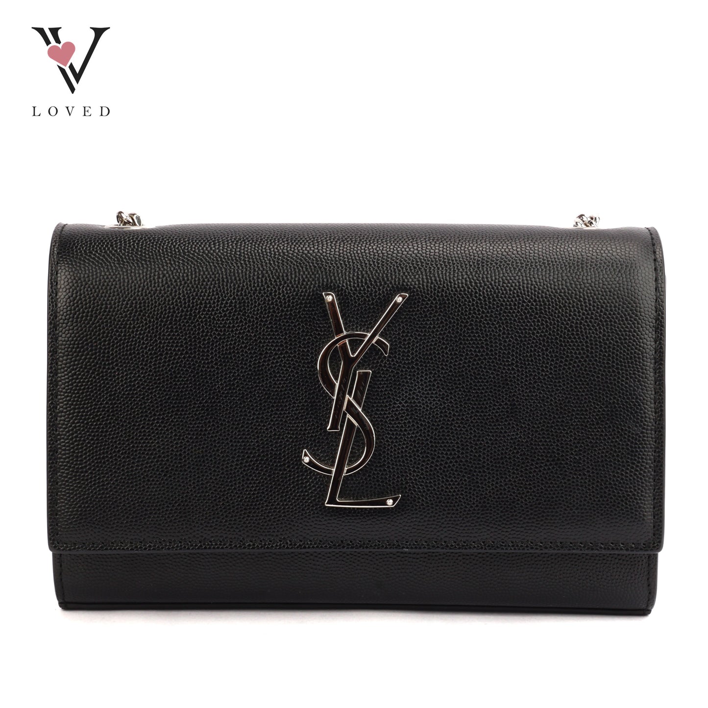 Yves Saint Laurent Kate Small Shoulder Bag in Black Leather