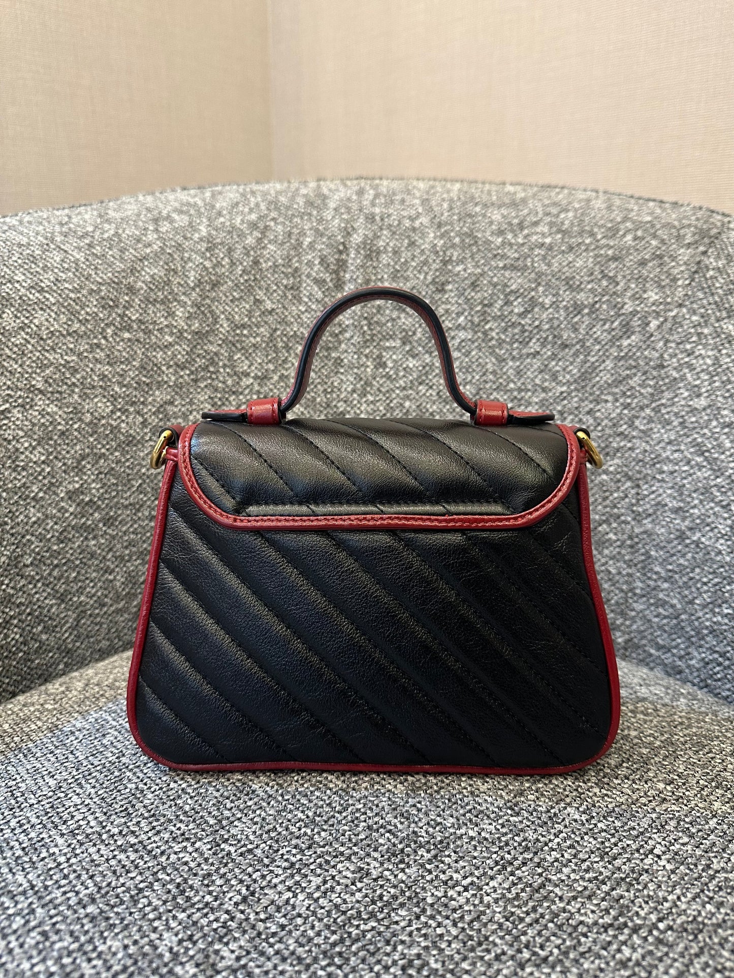 Gucci GG Marmont Mini Torchon Top Handle Bag