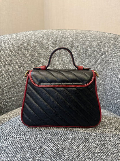 Gucci GG Marmont Mini Torchon Top Handle Bag