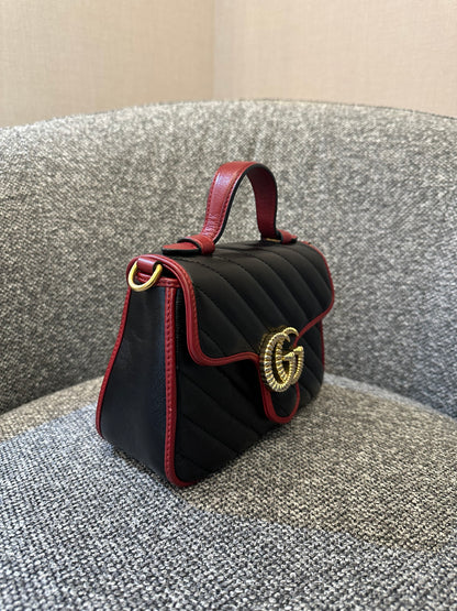 Gucci GG Marmont Mini Torchon Top Handle Bag