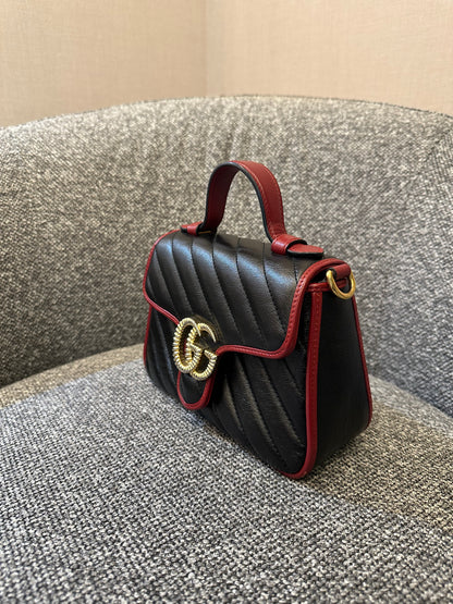 Gucci GG Marmont Mini Torchon Top Handle Bag