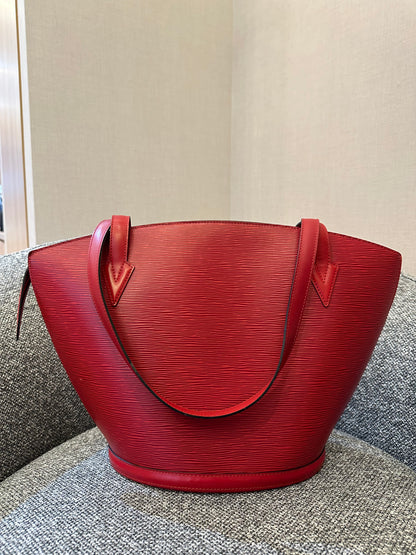 Louis Vuitton Saint Jacques in Red Epi Leather