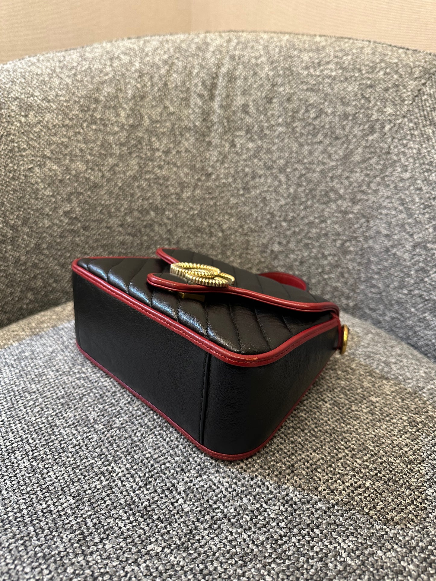 Gucci GG Marmont Mini Torchon Top Handle Bag