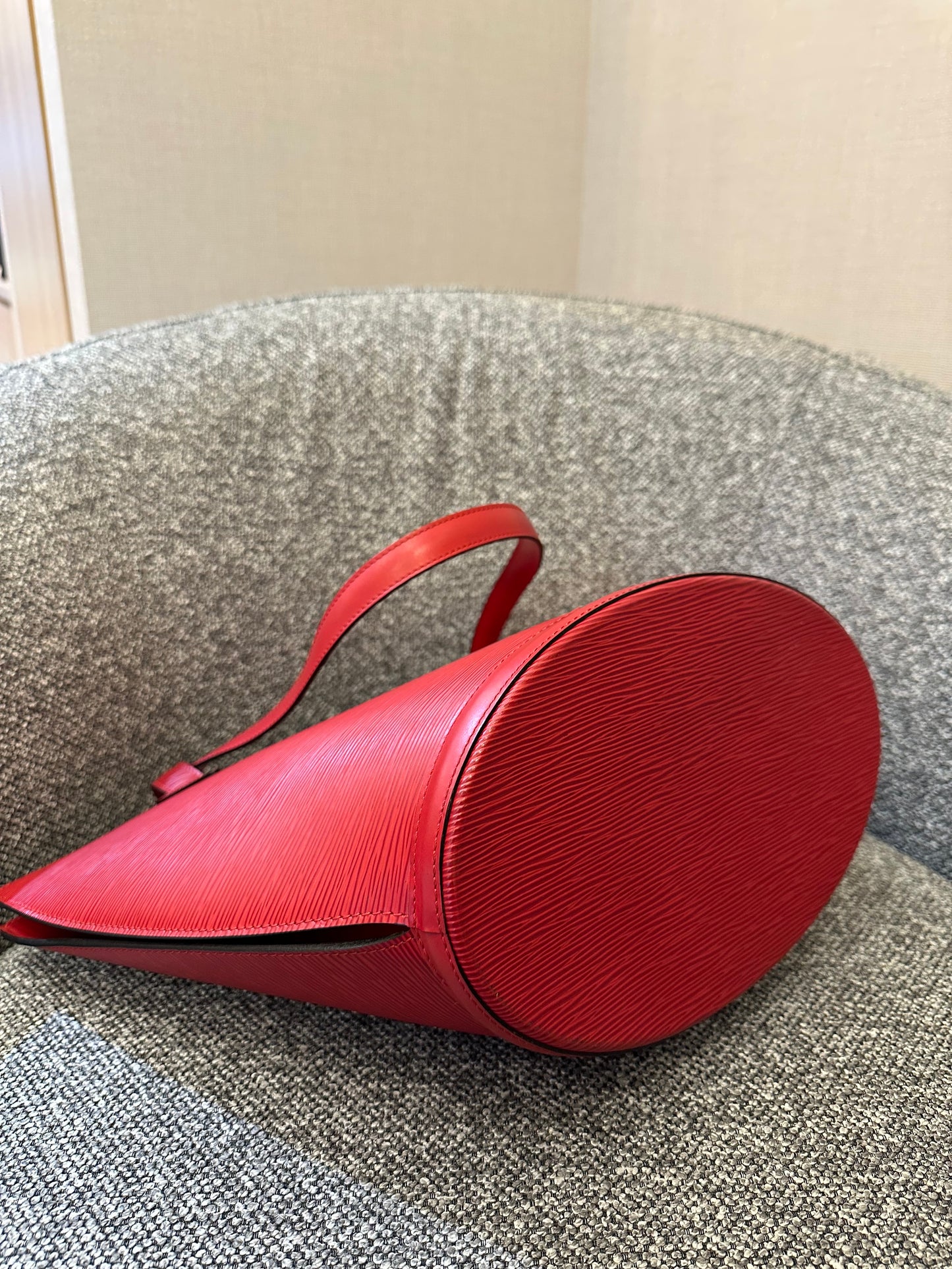 Louis Vuitton Saint Jacques in Red Epi Leather