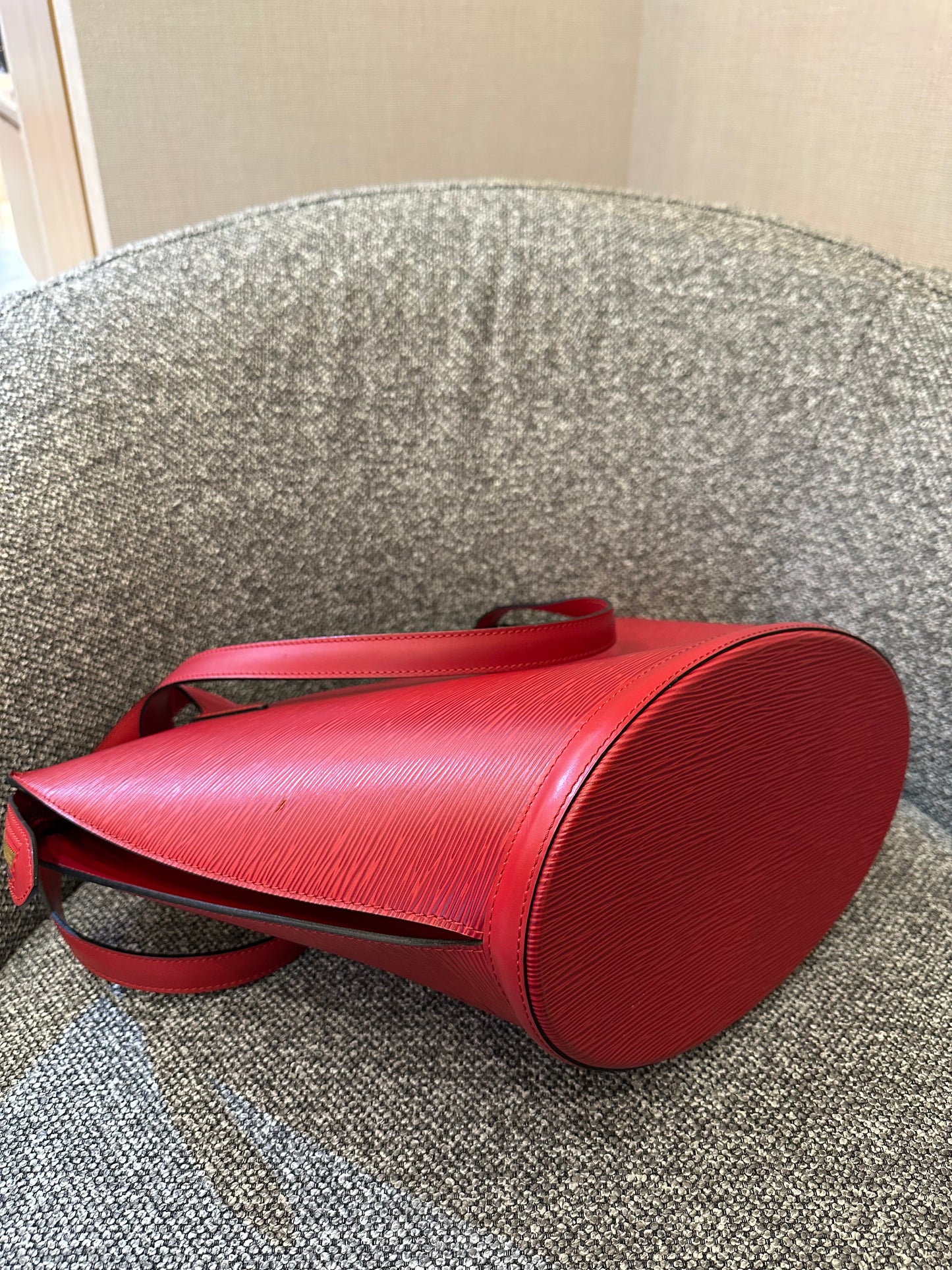 Louis Vuitton Saint Jacques in Red Epi Leather