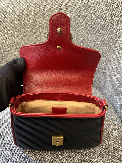 Gucci GG Marmont Mini Torchon Top Handle Bag