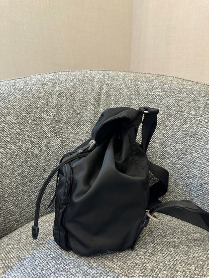 Prada Small Tessuto Nylon and Leather Backpack