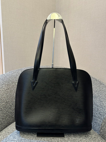 Louis Vuitton Lussac Bag in Black Epi Leather