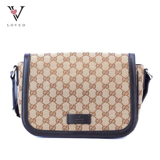 Gucci Messenger Bag In GG Monogram Canvas