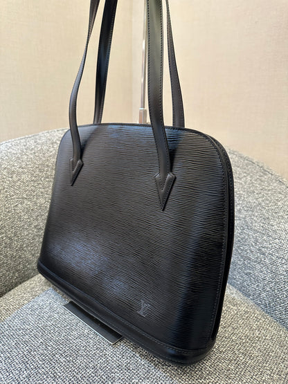 Louis Vuitton Lussac Bag in Black Epi Leather