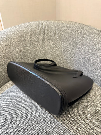 Louis Vuitton Lussac Bag in Black Epi Leather