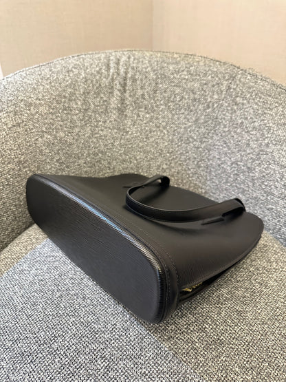 Louis Vuitton Lussac Bag in Black Epi Leather